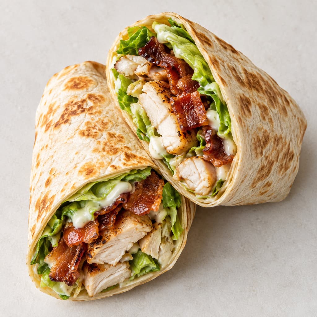 Chicken & Crispy Bacon Wrap