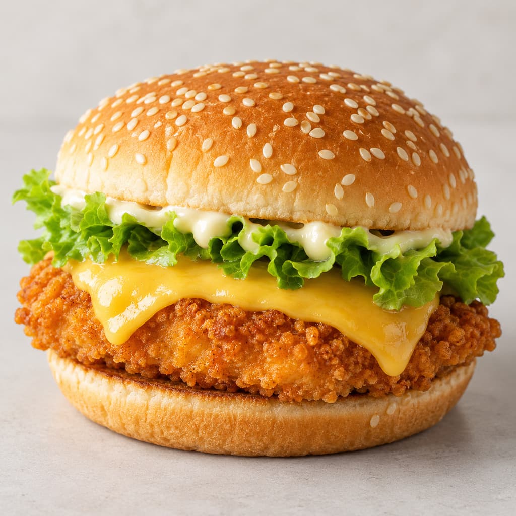 Chicken Burger with Cheese