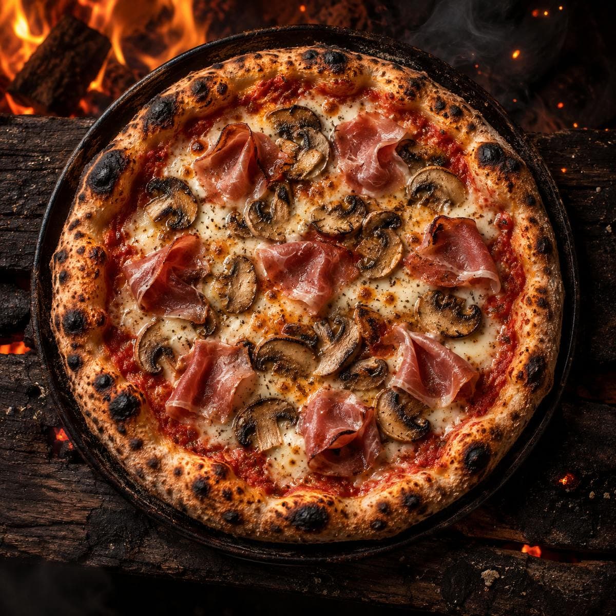 Ham & Mushroom