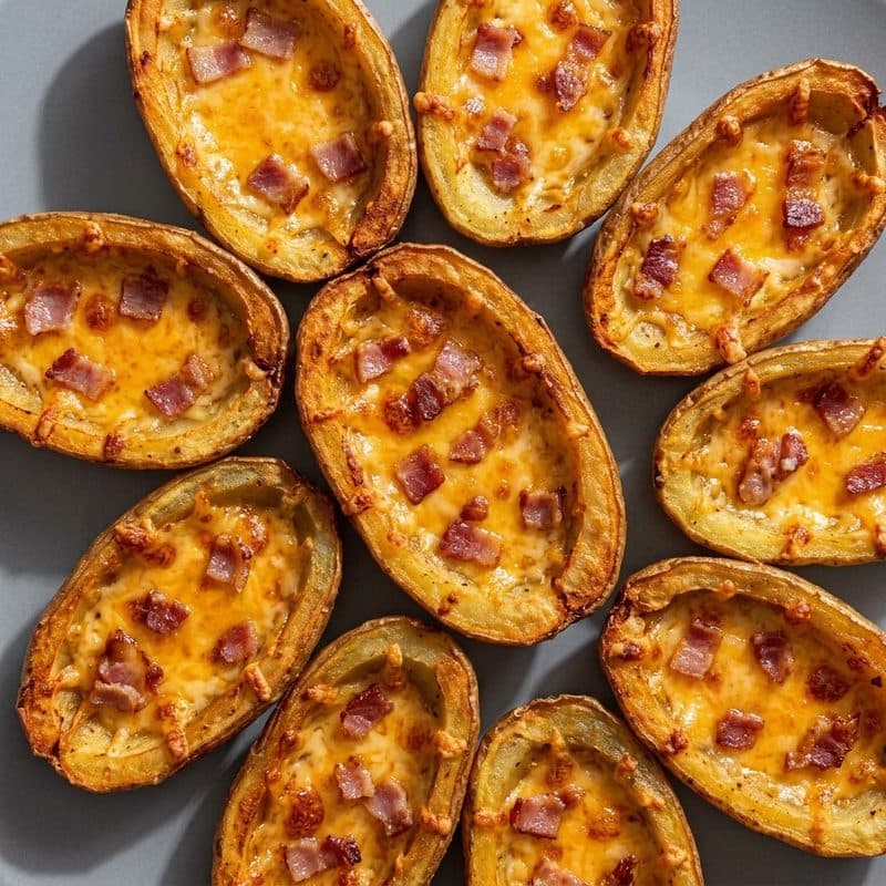 Jacket Potato Skins with 1 Topping